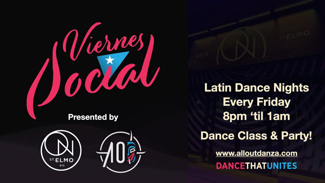 Latin Dance Nights Every Friday 8pm-1am